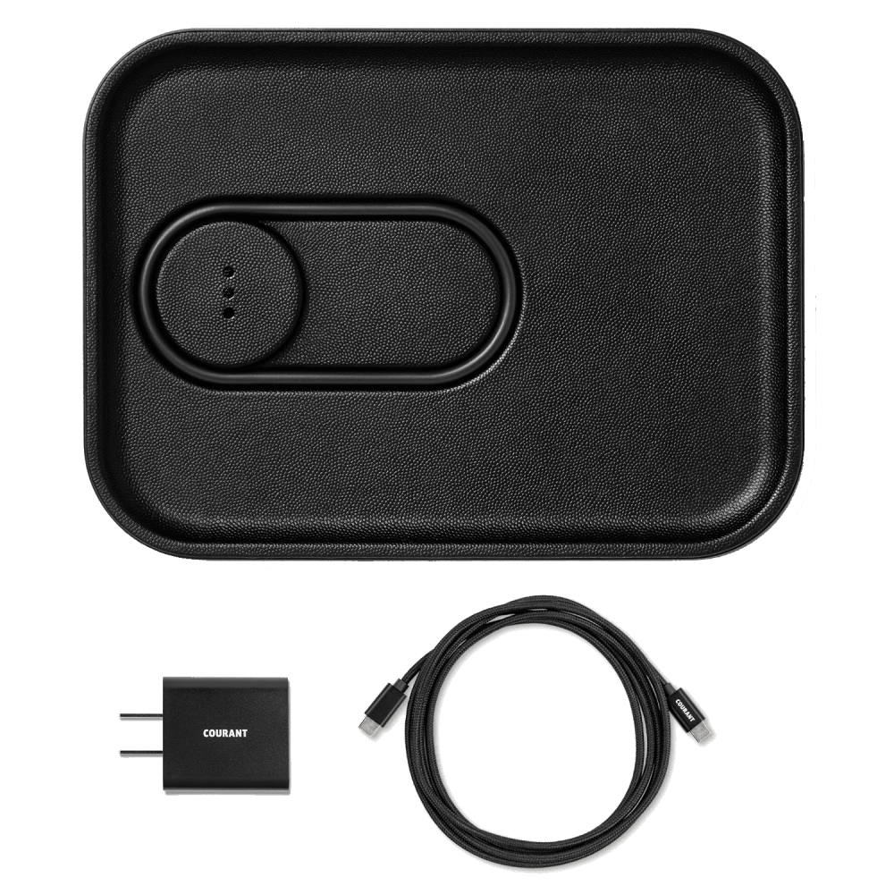 Wholesale cell phone accessory Courant - MAG:3 Classics Wireless MagSafe Charging Pad - Black