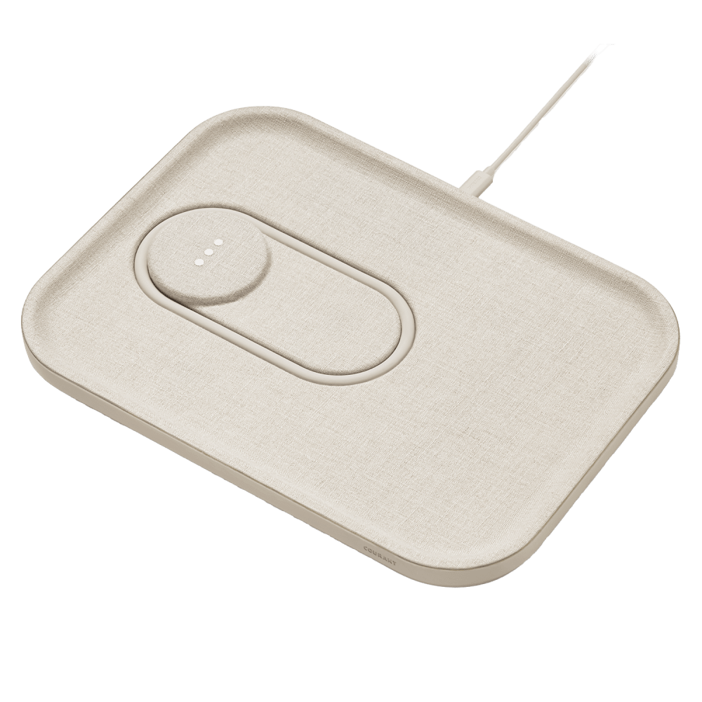 Wholesale cell phone accessory Courant - MAG:3 Essentials Wireless MagSafe Charging Pad - Natural