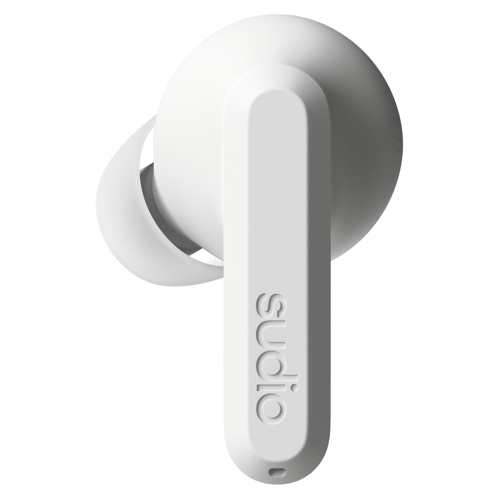 Wholesale cell phone accessory Sudio - D11 Comfy All-Day Earbuds - White