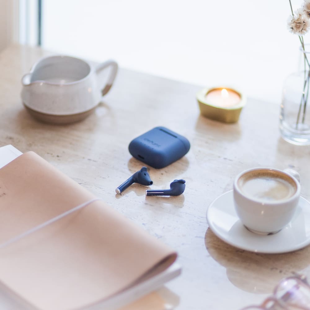 Wholesale cell phone accessory Defunc - True GO Slim Wireless In Ear Headphones - Blue