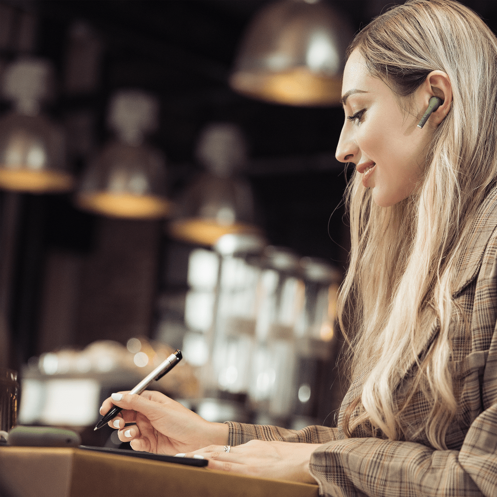 Wholesale cell phone accessory Defunc - True GO Slim Wireless In Ear Headphones - Green