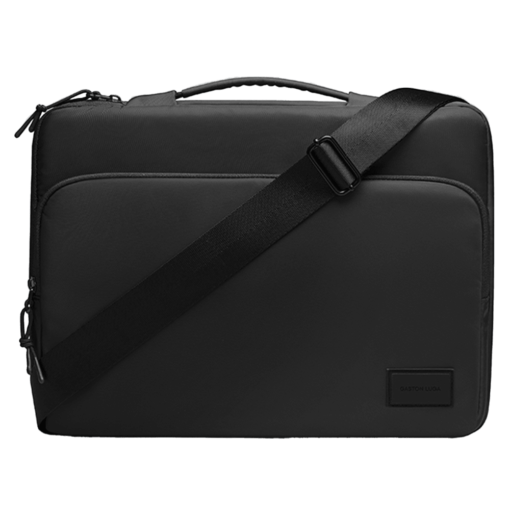 Wholesale cell phone accessory Gaston Luga - Dash Cushioned Briefcase 13 / 14in - Black
