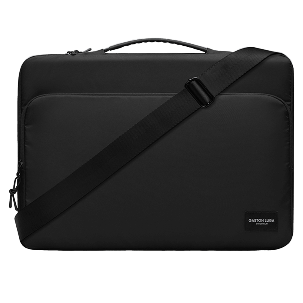 Wholesale cell phone accessory Gaston Luga - Dash Cushioned Briefcase 16in - Black