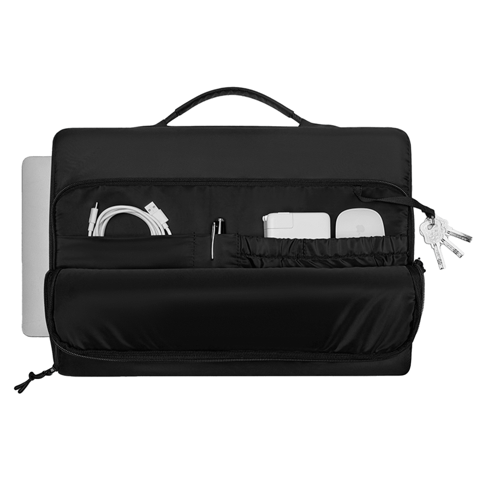 Wholesale cell phone accessory Gaston Luga - Dash Cushioned Briefcase 16in - Black