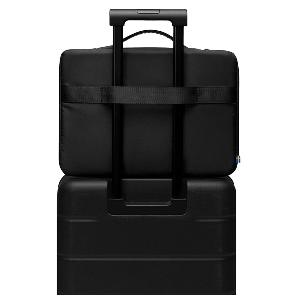 Wholesale cell phone accessory Gaston Luga - Dash Cushioned Briefcase 16in - Black