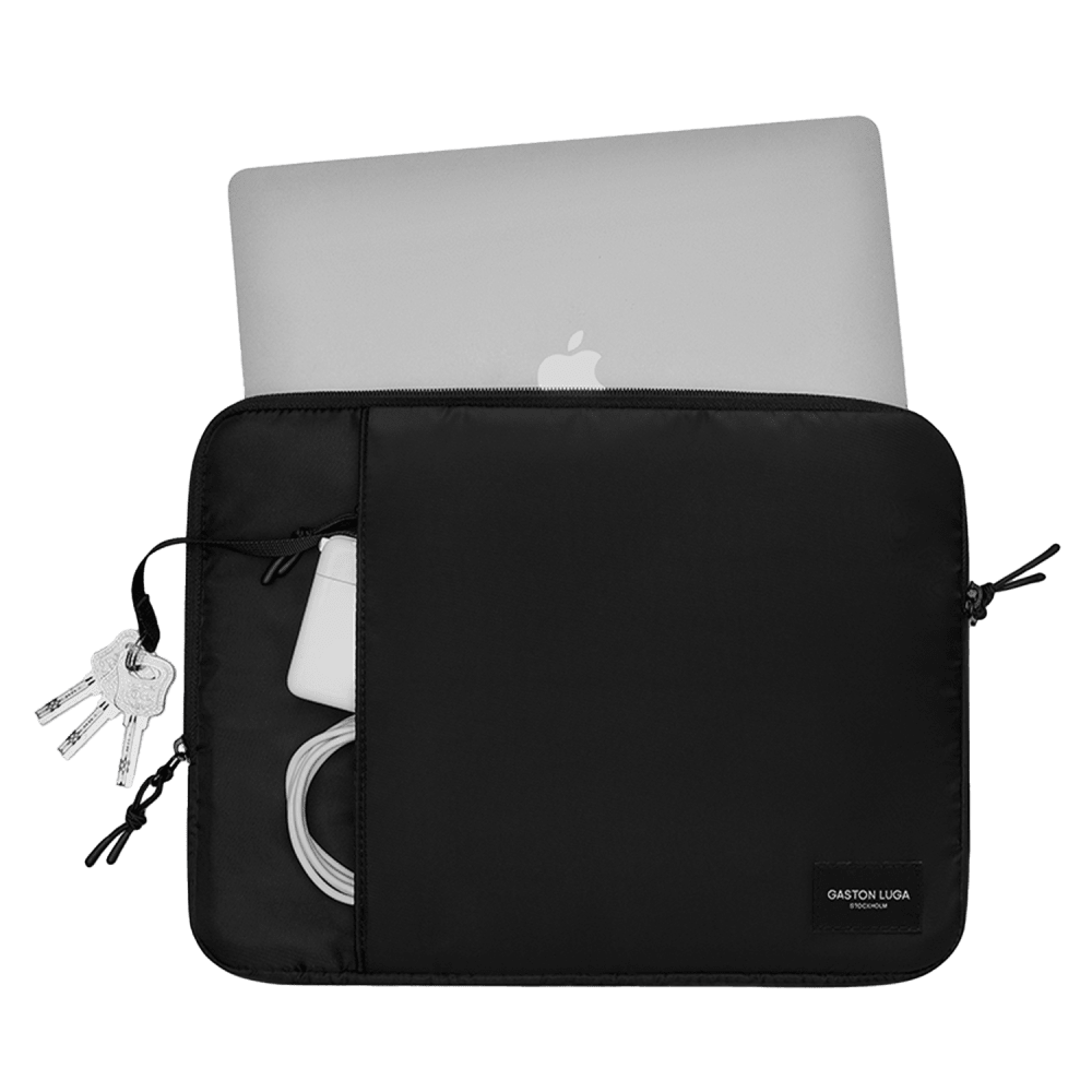 Wholesale cell phone accessory Gaston Luga - Dash Cushioned Laptop Case 15 / 16in - Black