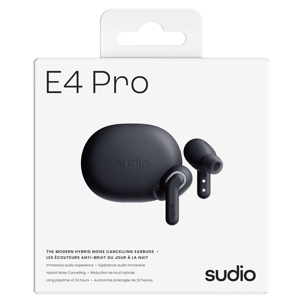 Wholesale cell phone accessory Sudio - E4 Pro Hybrid Active Noise Cancelling Bluetooth Headphones