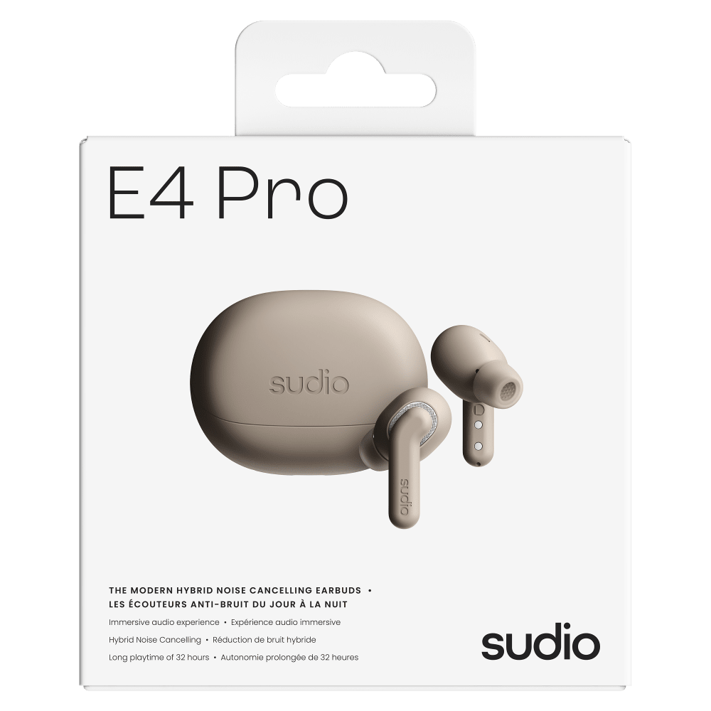 Wholesale cell phone accessory Sudio - E4 Pro Hybrid Active Noise Cancelling Bluetooth Headphones