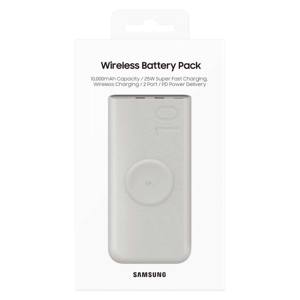 Wholesale cell phone accessory Samsung - Wireless Battery Pack 10,000 mAh - Beige