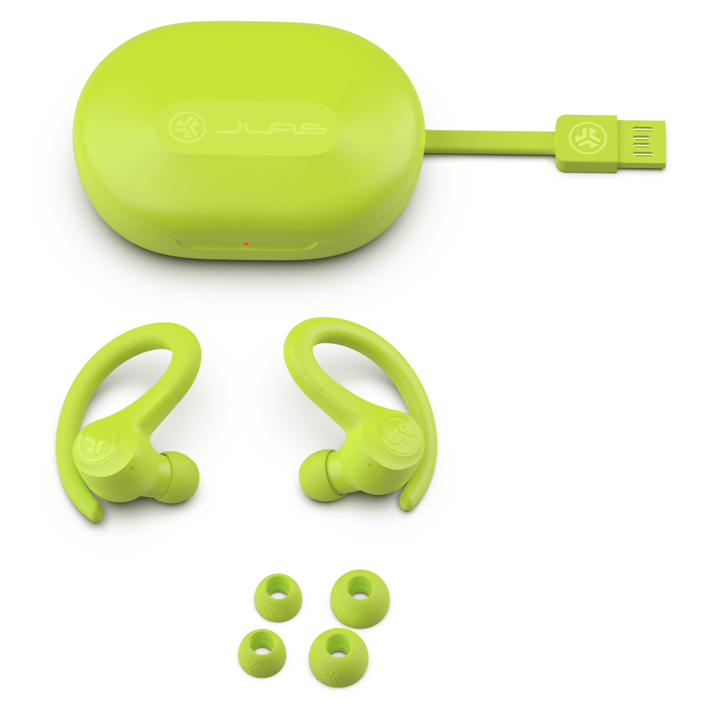 Wholesale cell phone accessory JLab - Go Air Sport True Wireless In Ear Earbuds - Neon Yellow