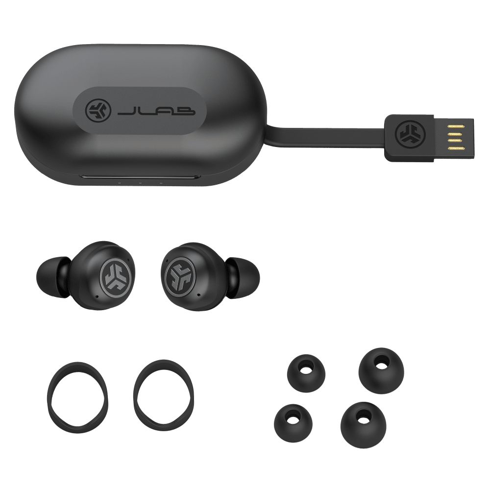 Wholesale cell phone accessory JLab - JBuds Air Pro True Wireless In Ear Earbuds - Black