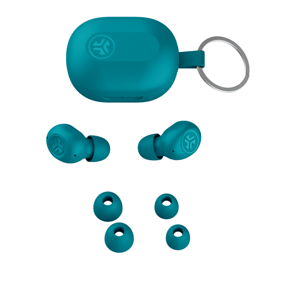 Wholesale cell phone accessory JLab - JBuds Mini True Wireless In Ear Earbuds - Aqua