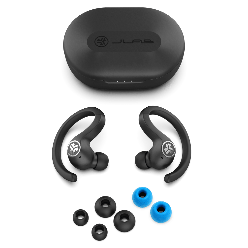 Wholesale cell phone accessory JLab - JBuds Air Sport True Wireless In Ear Earbuds - Black