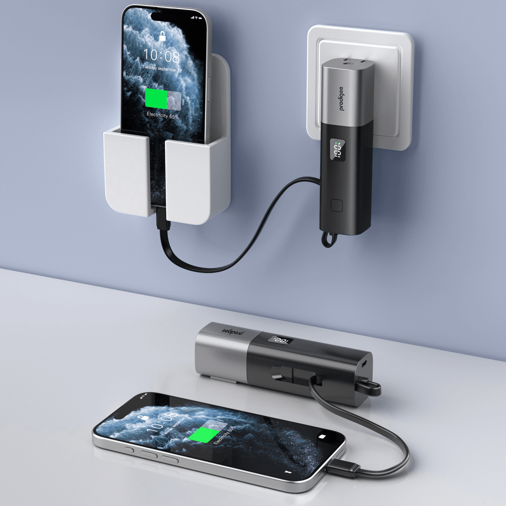 Wholesale cell phone accessory prodigee - Energee PowerBar 2 in 1 Power Bank and Wall Charger