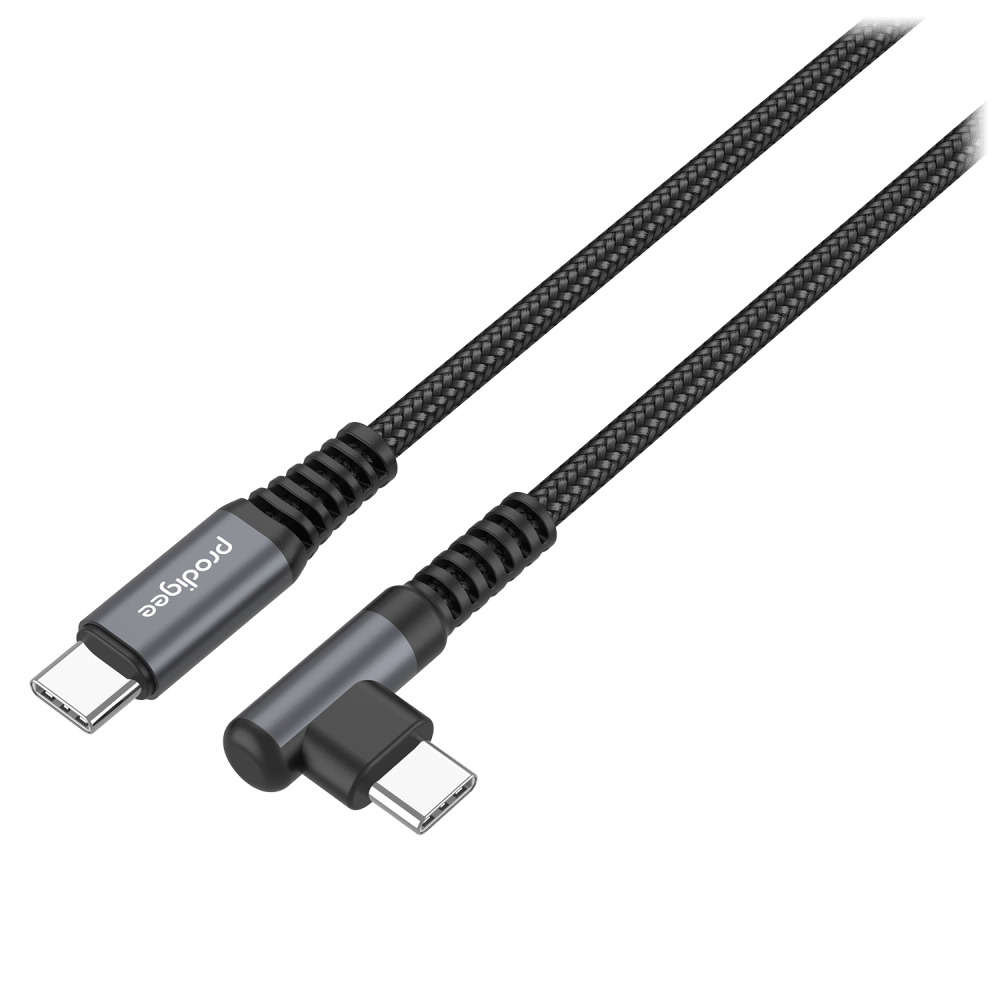 Wholesale cell phone accessory prodigee - Energee Gaming Cable USB C to Right Angle USB C -