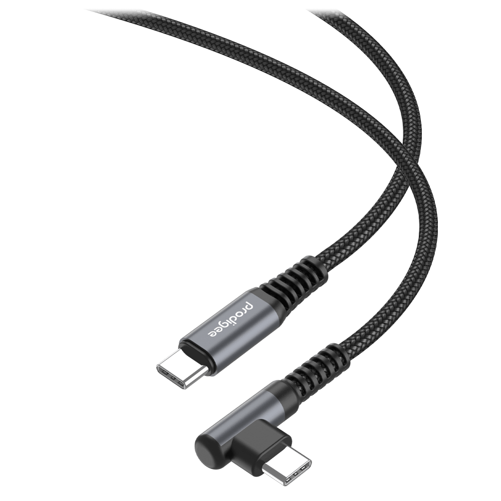 Wholesale cell phone accessory prodigee - Energee Gaming Cable USB C to Right Angle USB C -