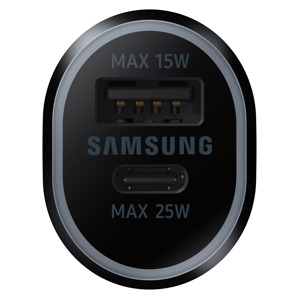 Wholesale cell phone accessory Samsung - Duo Car Charger 40W - Black