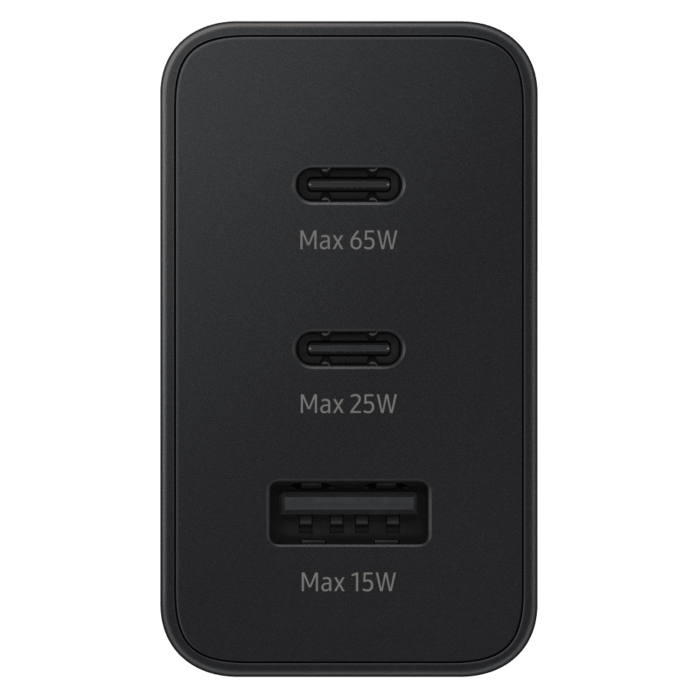 Wholesale cell phone accessory Samsung - Trio Power Adapter 65W PD - Black