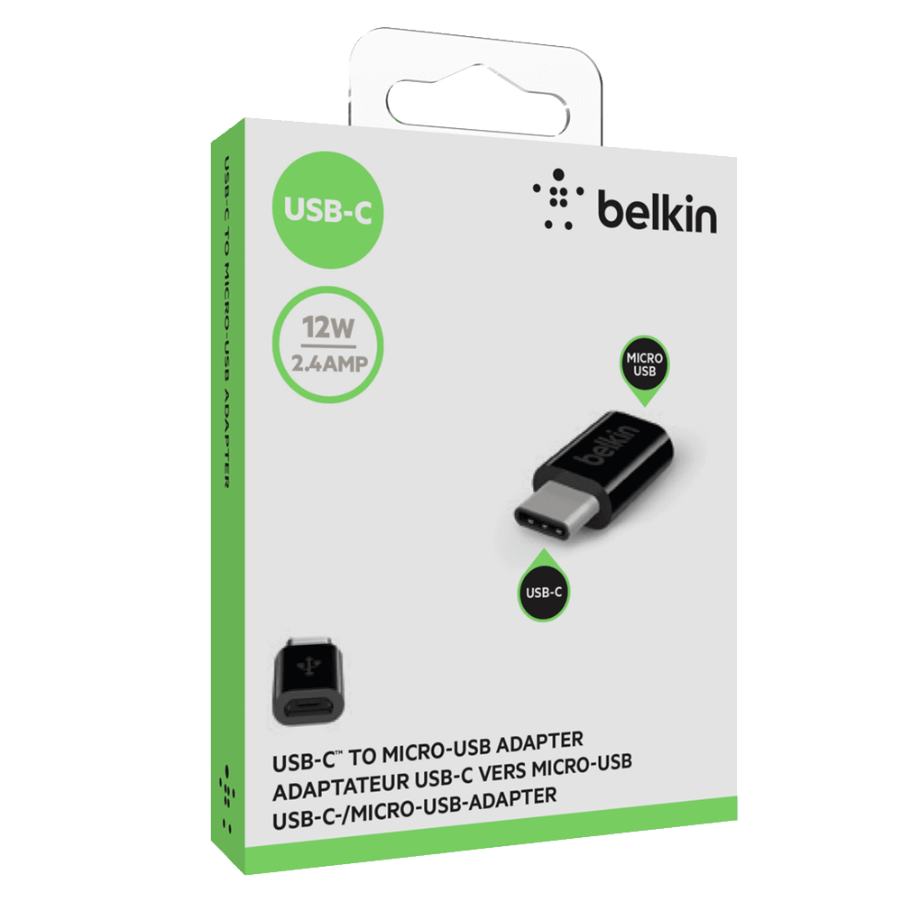 Wholesale Belkin Usb C To Micro Usb Adapter Black F2cu058btblk