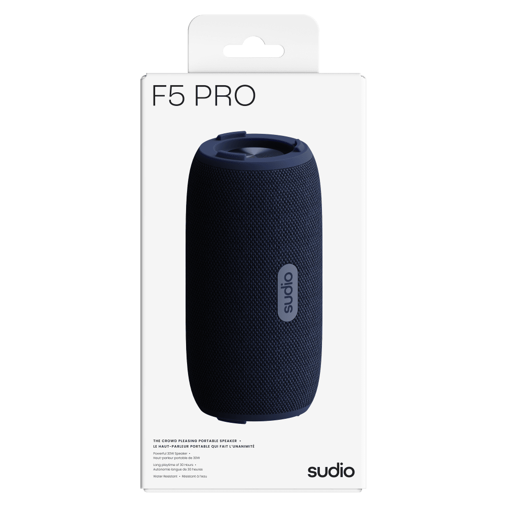 Wholesale cell phone accessory Sudio - F5 Pro Portable Bluetooth Speaker - Blue