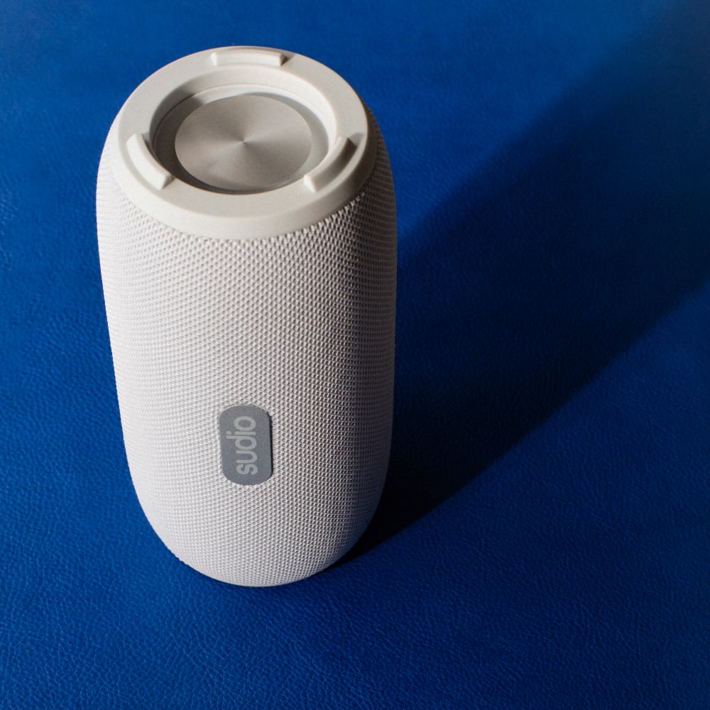 Wholesale cell phone accessory Sudio - F5 Pro Portable Bluetooth Speaker - White