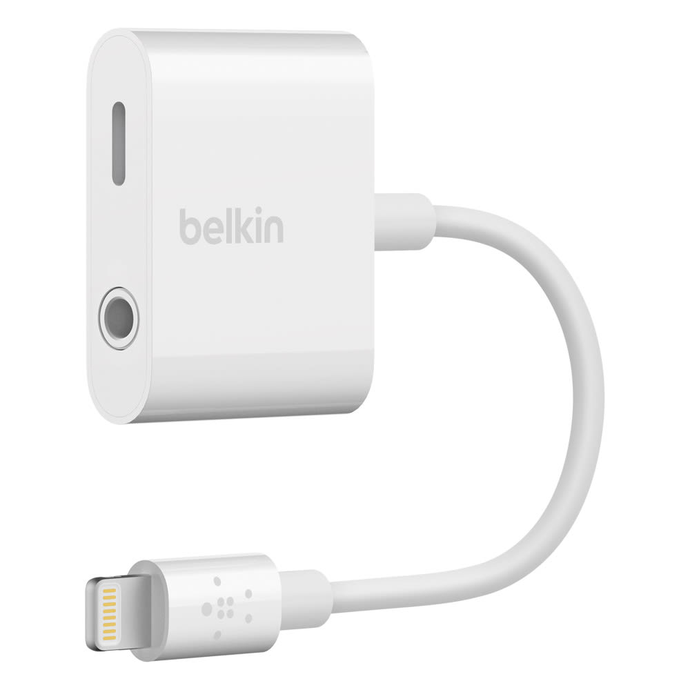 Wholesale cell phone accessory Belkin - Rockstar Lightning to 3.5mm Audio and Charging Adapter