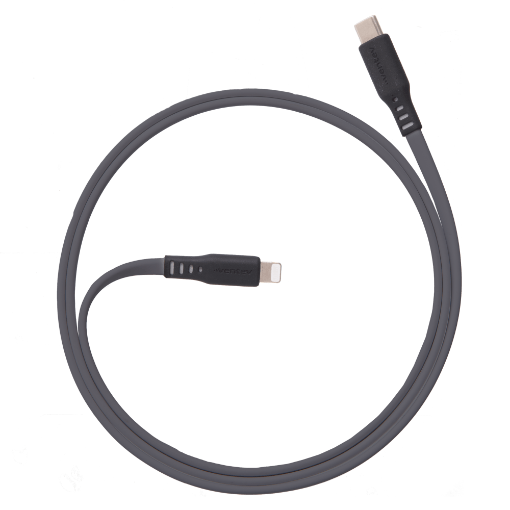 Wholesale Ventev Chargesync Flat Usb C To Apple Lightning Cable 3ft