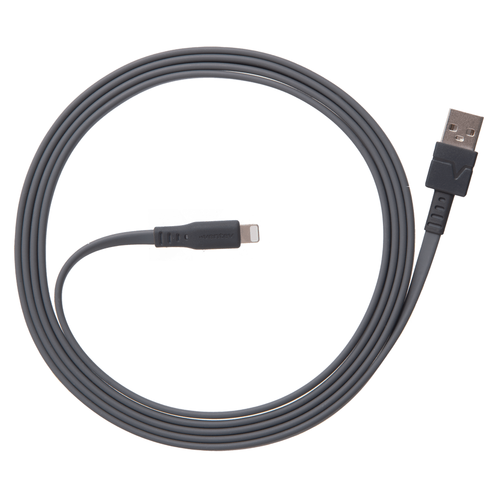 Wholesale cell phone accessory Ventev - Flat USB A to Apple Lightning High Speed Tangle-Free