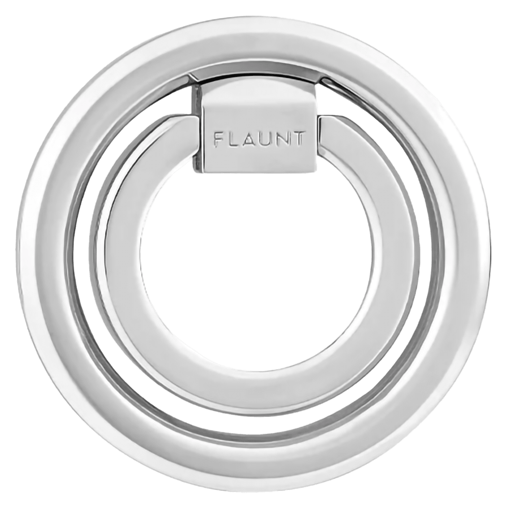 Wholesale cell phone accessory Flaunt - Magnetic MagSafe Ring Stand - Silver