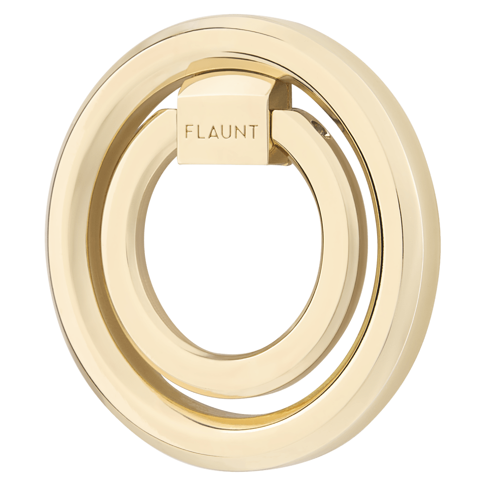 Wholesale cell phone accessory Flaunt - Magnetic MagSafe Ring Stand - Gold