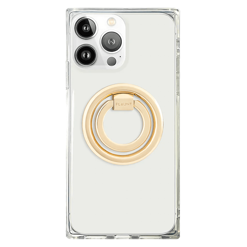 Wholesale cell phone accessory Flaunt - Magnetic MagSafe Ring Stand - Gold