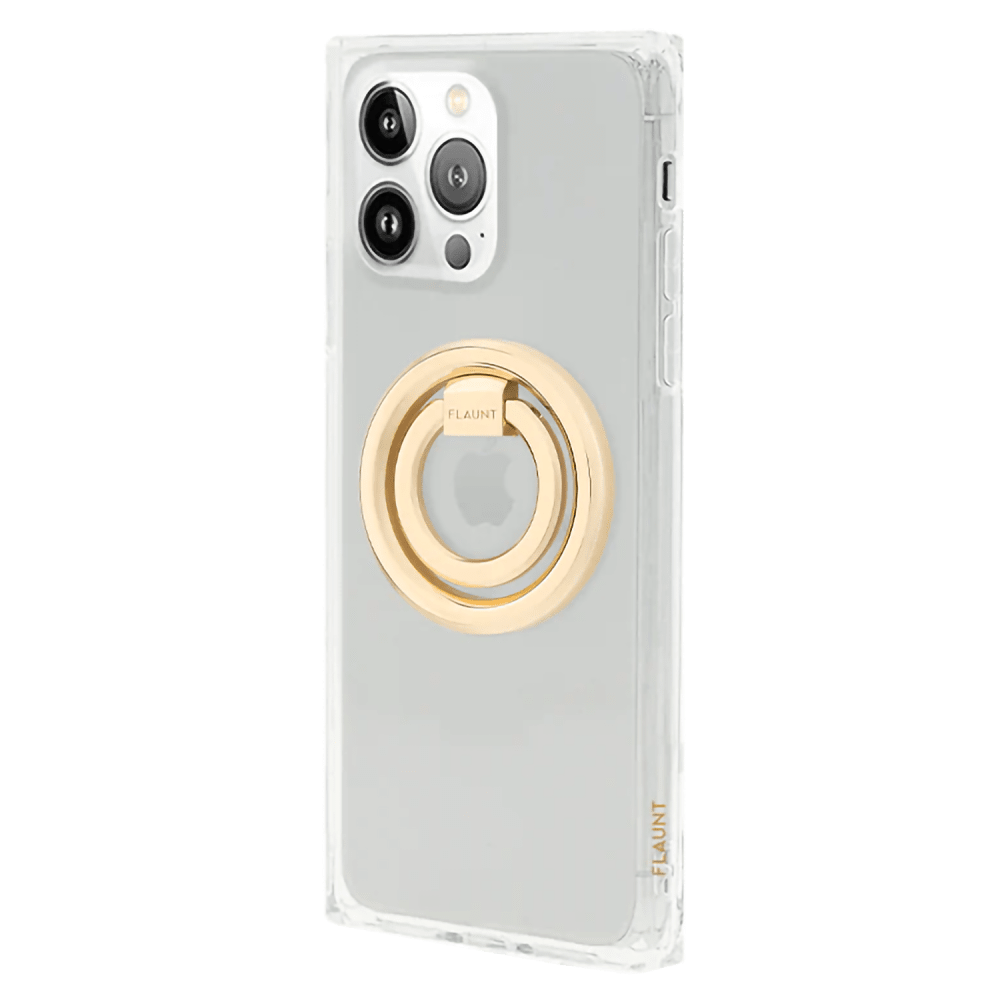 Wholesale cell phone accessory Flaunt - Magnetic MagSafe Ring Stand - Gold