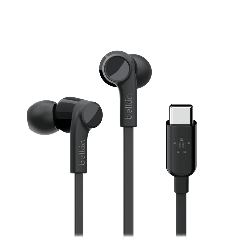 Wholesale cell phone accessory Belkin - Soundform USB C In Ear Headphones - Black