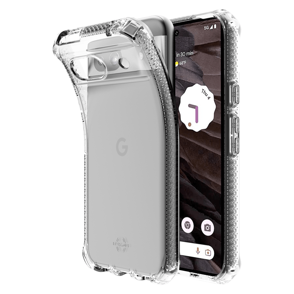 Wholesale cell phone accessory ITSKINS - Spectrum_R Clear Case for Google Pixel 8a - Transparent