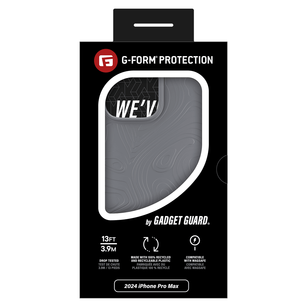 Wholesale cell phone accessory Gadget Guard - Trek MagSafe Case with G-Form Protection for