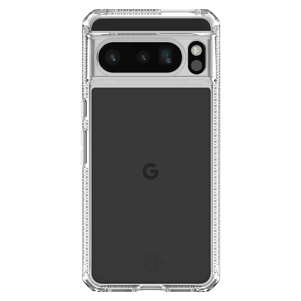 Wholesale cell phone accessory ITSKINS - Hybrid_R Clear Case for Google Pixel 8 Pro - Transparent