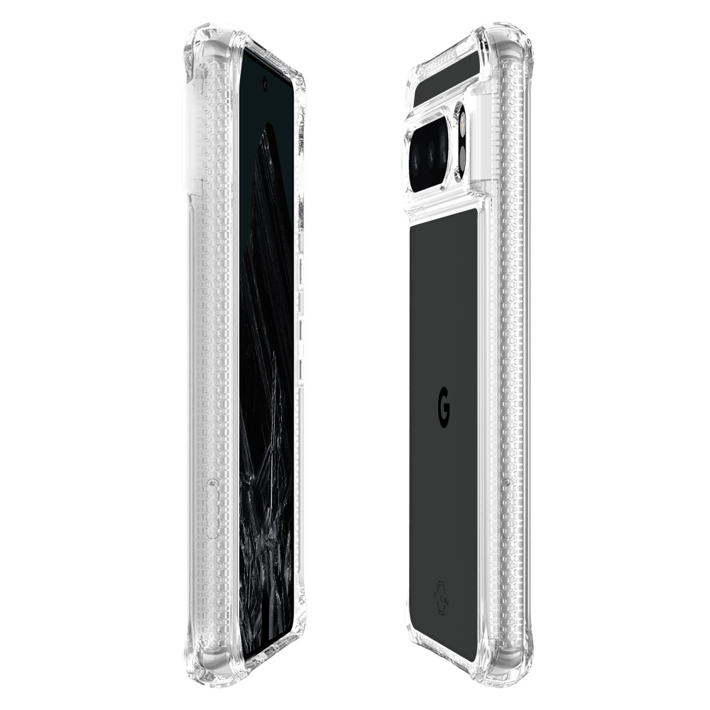 Wholesale cell phone accessory ITSKINS - Hybrid_R Clear Case for Google Pixel 8 Pro - Transparent