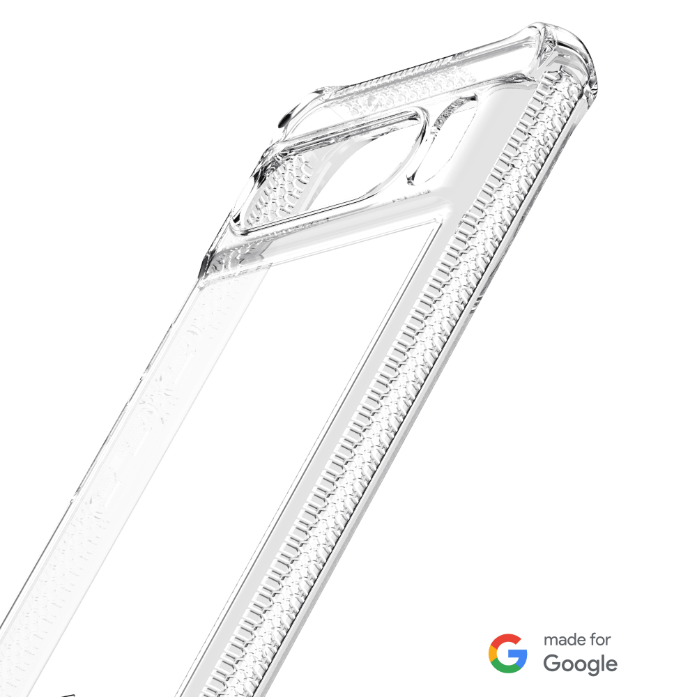 Wholesale cell phone accessory ITSKINS - Hybrid_R Clear Case for Google Pixel 8 Pro - Transparent