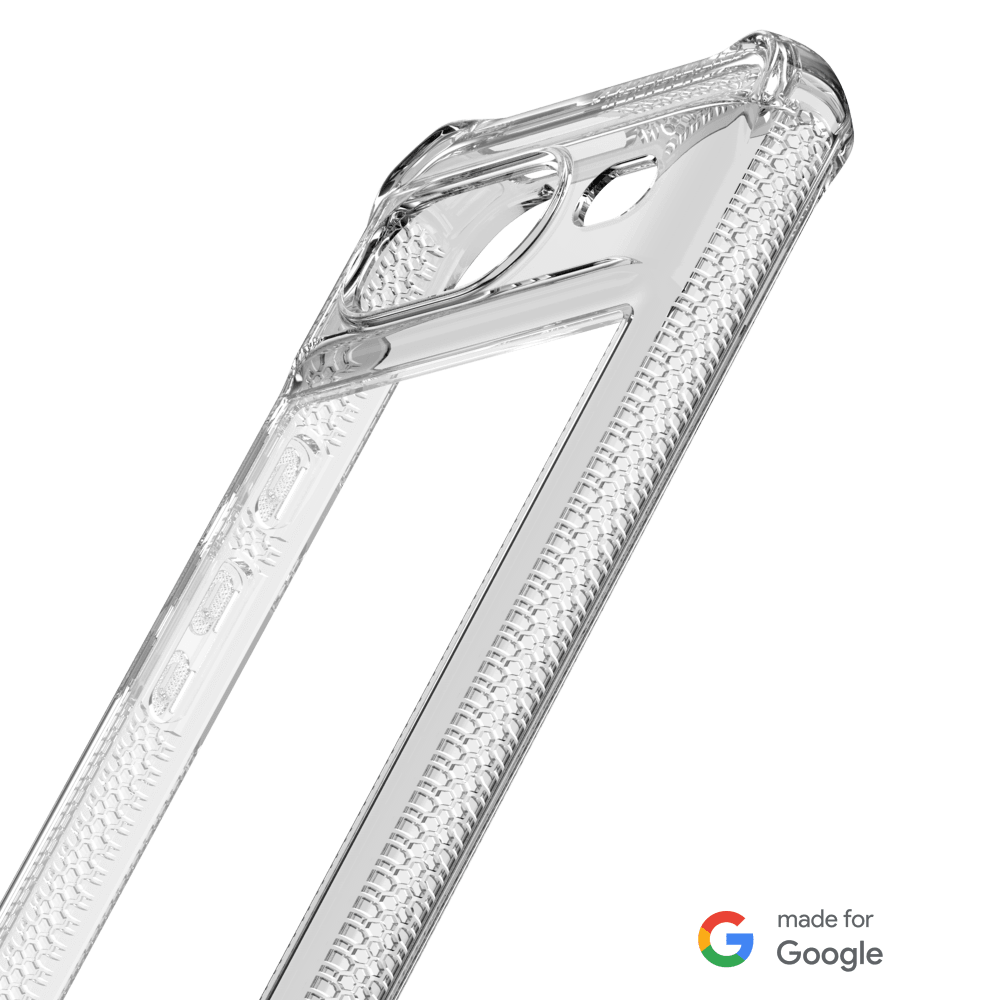 Wholesale cell phone accessory ITSKINS - Hybrid_R Clear Case for Google Pixel 8 - Transparent