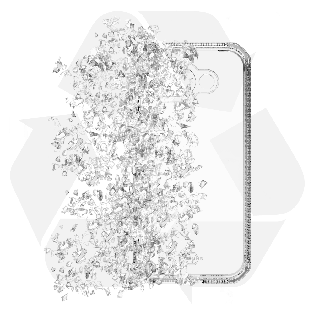 Wholesale cell phone accessory ITSKINS - Hybrid_R Clear Case for Google Pixel 9a - Transparent