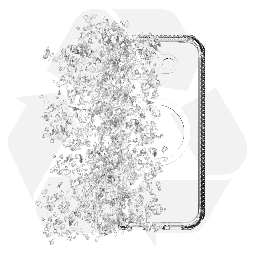 Wholesale cell phone accessory ITSKINS - Hybrid_R Clear MagSafe Case for Google Pixel 10a -