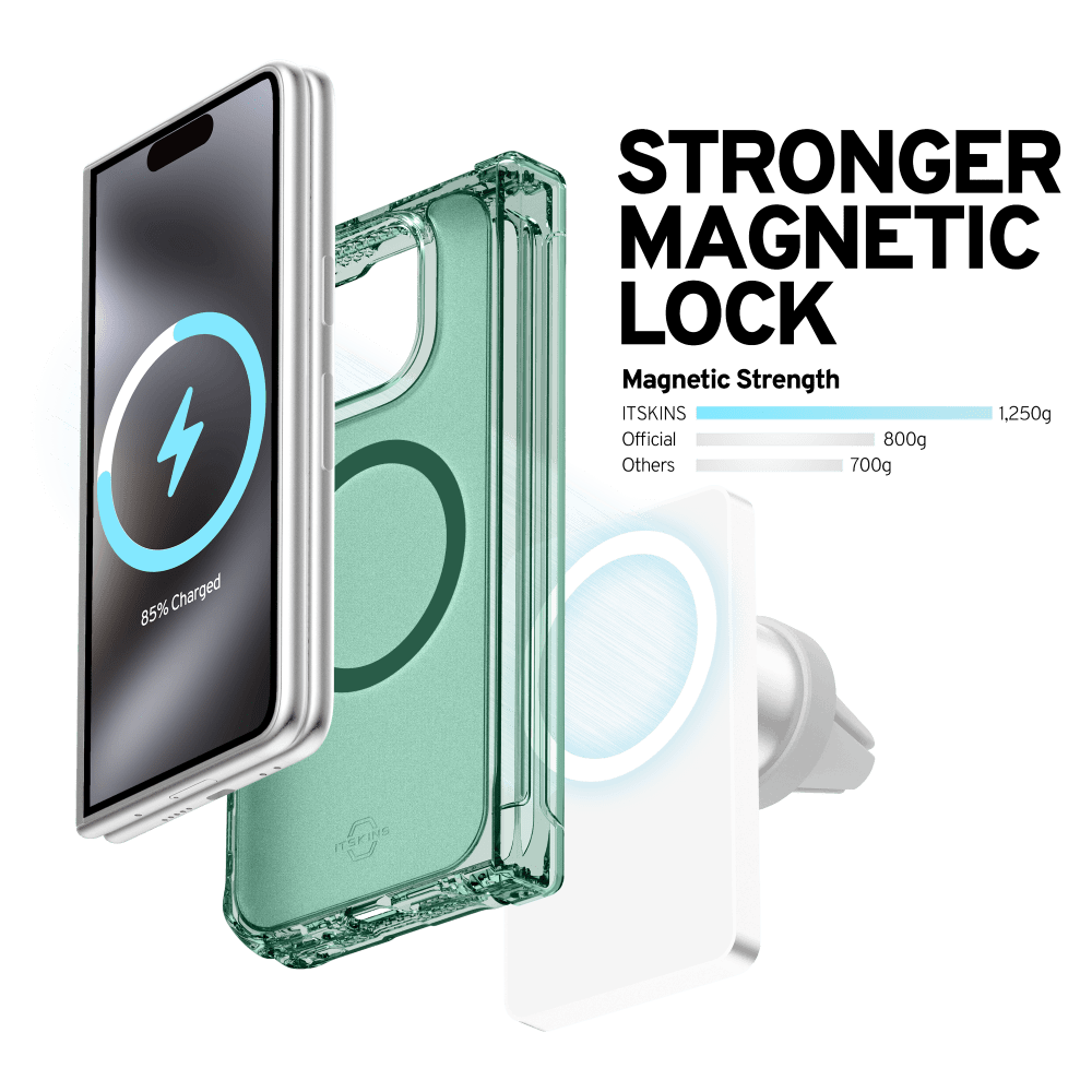 Wholesale cell phone accessory ITSKINS - Hybrid_R Vapor Hinge MagSafe Case for Google Pixel