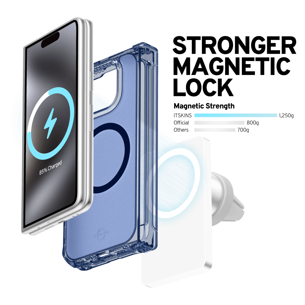 Wholesale cell phone accessory ITSKINS - Hybrid_R Vapor Hinge MagSafe Case for Google Pixel