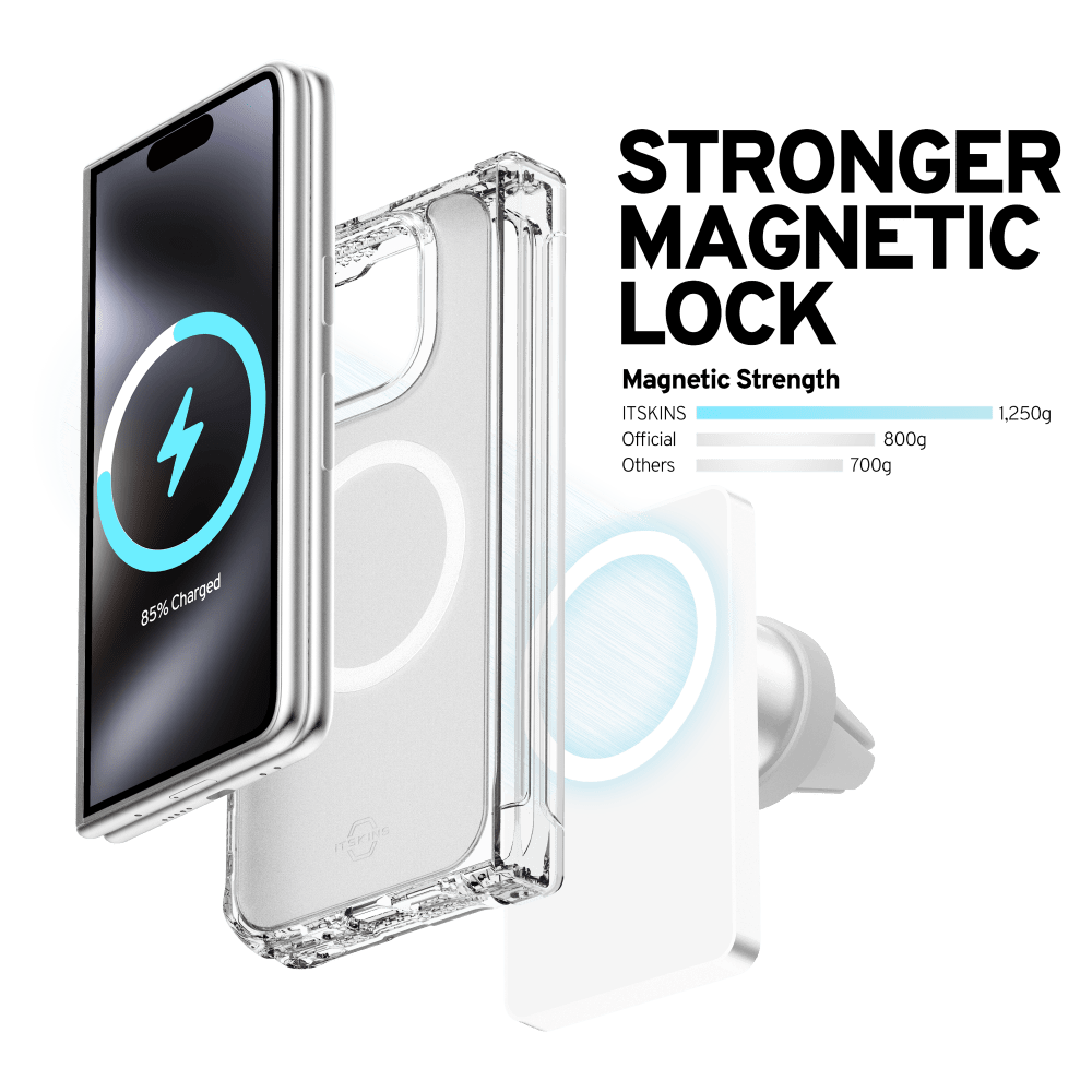 Wholesale cell phone accessory ITSKINS - Hybrid_R Vapor Hinge MagSafe Case for Google Pixel