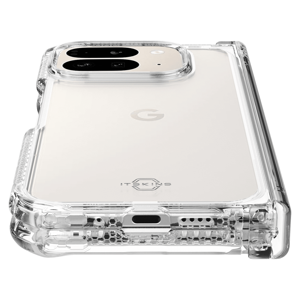 Wholesale cell phone accessory ITSKINS - Hybrid_R Clear Hinge Case for Google Pixel 10 Pro
