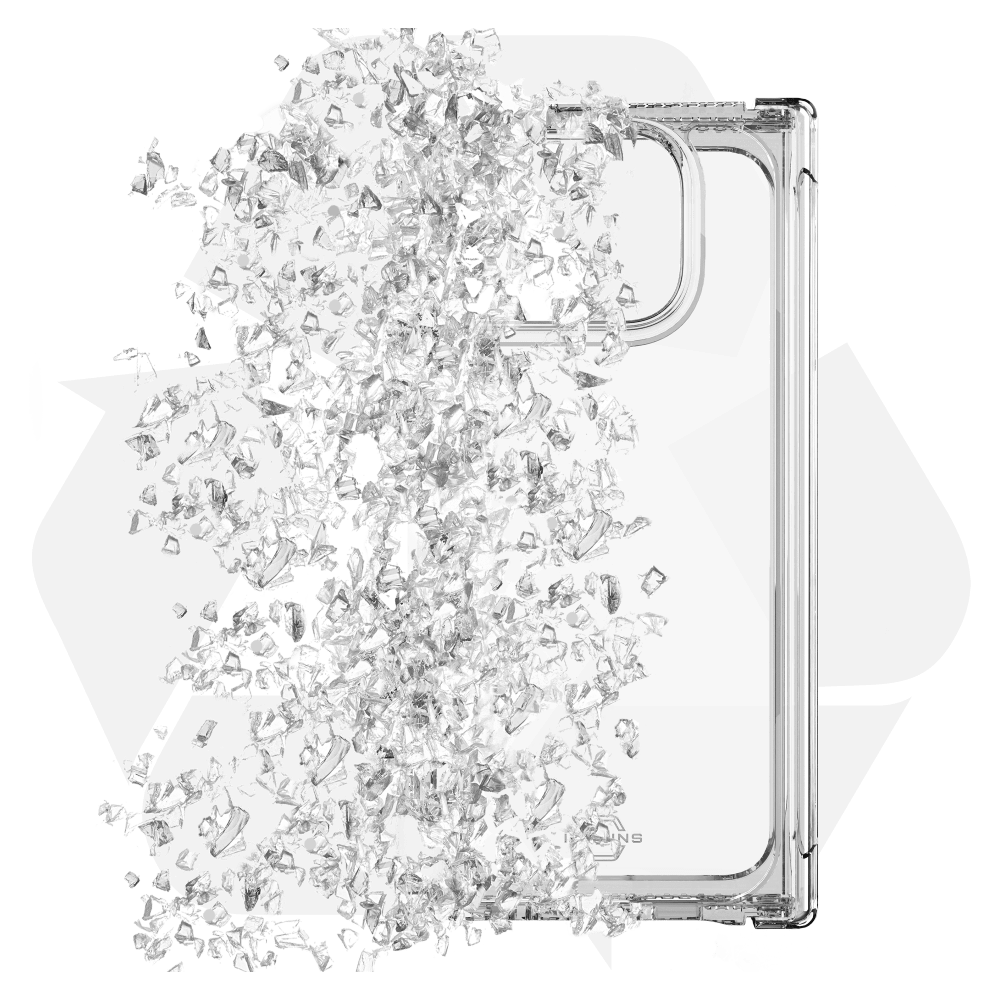 Wholesale cell phone accessory ITSKINS - Hybrid_R Clear Hinge Case for Google Pixel 10 Pro