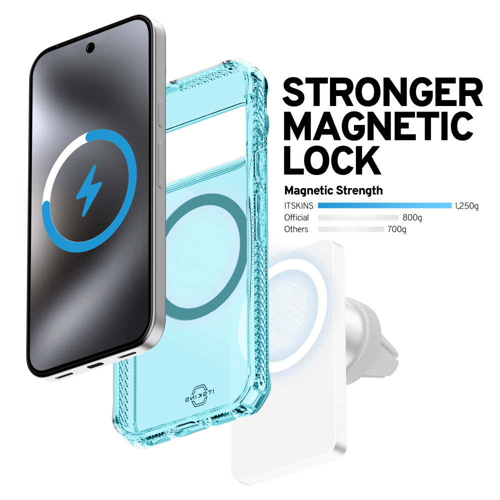 Wholesale cell phone accessory ITSKINS - Hybrid_R Clear MagSafe Case for Google Pixel 10 Pro