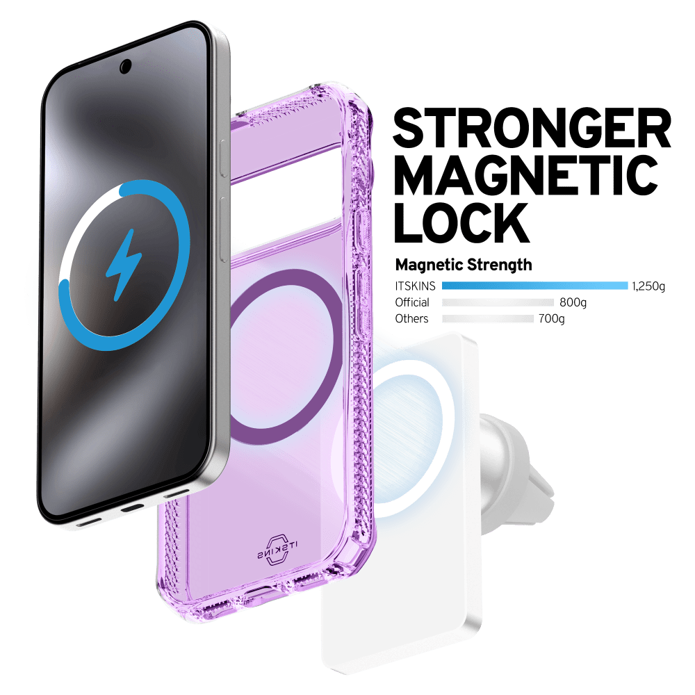 Wholesale cell phone accessory ITSKINS - Hybrid_R Clear MagSafe Case for Google Pixel 10 Pro