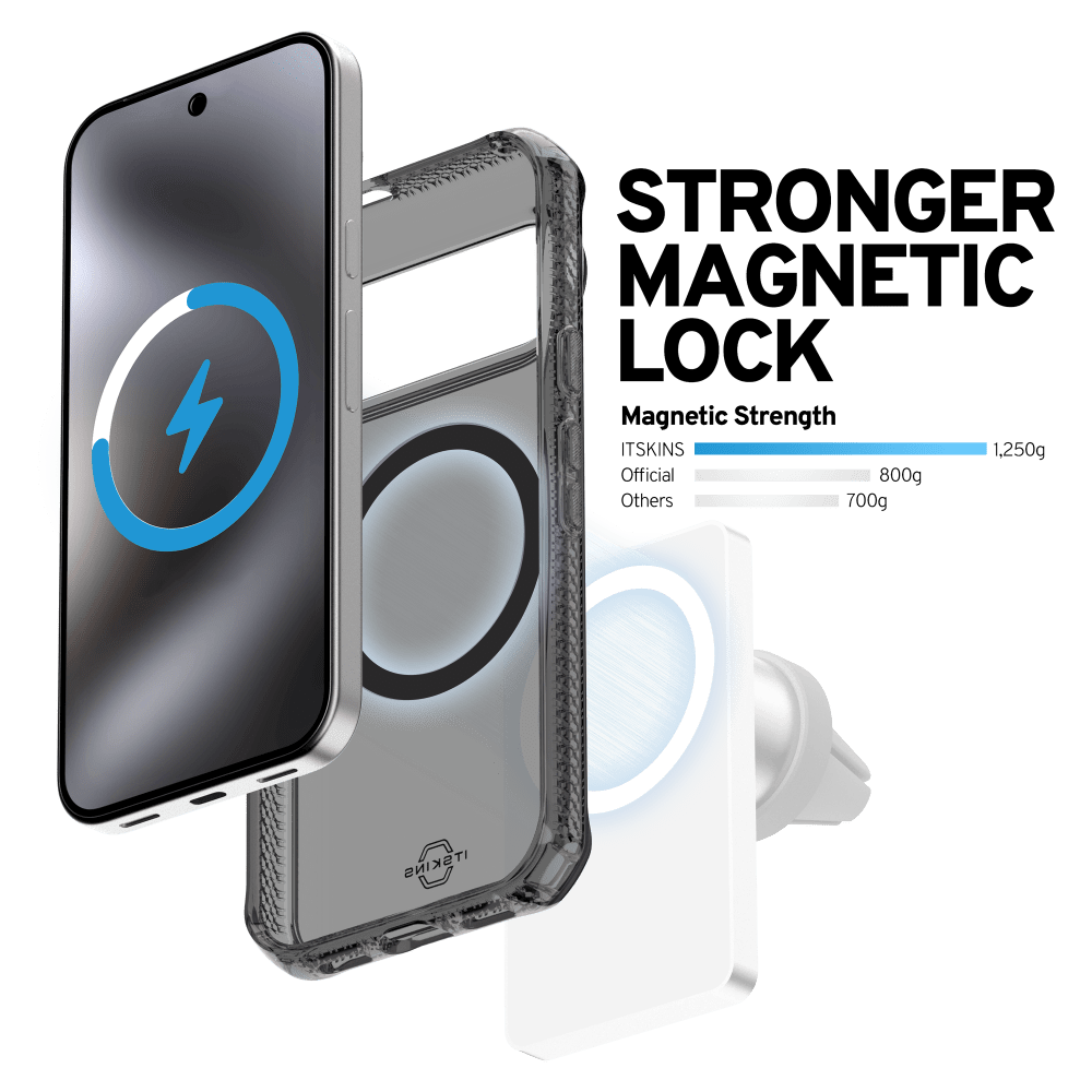 Wholesale cell phone accessory ITSKINS - Hybrid_R Clear MagSafe Case for Google Pixel 10 Pro