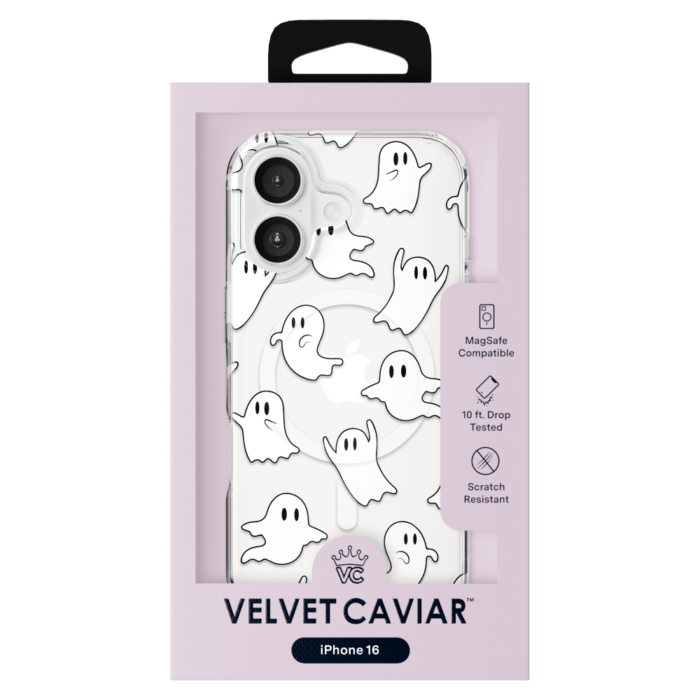 Wholesale cell phone accessory VELVET CAVIAR - MagSafe Case for Apple iPhone 16 - Ghosted Clear